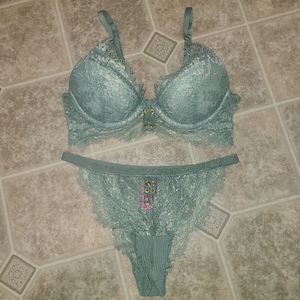 Mermaid Green Lingerie Set